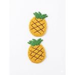 GİDEGO ACCESSORIES Saçsız Bebek Tokası-2'li Set, Ananas