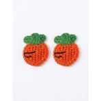GİDEGO ACCESSORIES Saçsız Bebek Tokası-2'li Set, Havuç