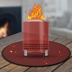 GIESIOE 20 inç ateş çukuru matı, yalnız ocak için Mesa/XL masa üstü ateş çukuru, 4 katmanlı yanmaz, ısıya dayanıklı, masa üstü ateş çukuru için ızgara altı, temizlemesi kolay, su geçirmez ve kaymaz, masa üstü