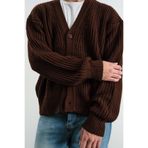 Gıesto Basıc Dokulu Kahverengi Hırka Kahverengi L/Xl