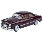 Giffy / 1949 Coupe 1:24 Ölçek Die-Cast Kutulu Full Metal Koleksiyonluk Oyuncak Klasik Araç Model Araba Kahverengi (Kahverengi)