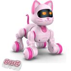 Giffy / 30 Fonksiyonlu Uzaktan Kumandalı Şarjlı Sesli Işıklı Dokunma Algılama Programlama Robot Köpek El Sensörlü Şarjlı Işıklı Müzikli Dansçı Robot Köpek Ve Kedi (Kedi)