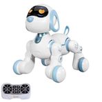 Giffy / 30 Fonksiyonlu Uzaktan Kumandalı Şarjlı Sesli Işıklı Dokunma Algılama Programlama Robot Köpek El Sensörlü Şarjlı Işıklı Müzikli Dansçı Robot Köpek Ve Kedi (Köpek)