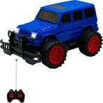 Giffy Oyuncak 1:20 Uzaktan Kumandalı Pilli Full Fonksiyon Işıklı Drift Atabilen Offroad Yüksek Teker Araba Jeeep - Mavi