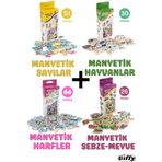 giffy Oyuncak Manyetik Mıknatıslı 51 Parça Sayılar 30 Parça Hayvanlar 66 Parça Harfler 26 Prça Meyve Sebze