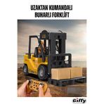 giffy Oyuncak Uzaktan Kumandalı Forklift İş Makinesi Ses Efektli Şarjlı Hareketli Full Fonksiyon Rc