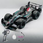Giffy Uzaktan Kumandalı Formula 1 Buhar Atan Şarjlı Full Fonksiyon Hız Aracı Dev Boy 35 cm Araç F1 Kırmızı ve Yeşil