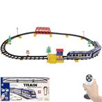 Giffy/Oyuncak Pilli Uzaktan Kumandalı 49 Parça Manyetik Tren Seti Vagonlar Mıknatıs İle Bağlanır Sesli Ve Işıklı 264 Cm Ray Uzunluğu