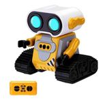 Giffy/Oyuncak Uzaktan Kumandalı El Sensörlü Akıllı WALL-E Robot Dahili Şarjlı Işıklı Sesli FULL Fonksiyonlu El Hareketlerini Algılayabilen Farklı Işık Kombinasyonlu Akıllı RC Robot (SARI)