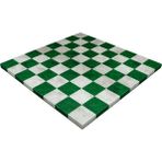 Gift Home Sadece Tahta İsteyene 37x37 cm Zümrüt-Krem Deri Kaplama MDF Ahşap Satranç Tahtası