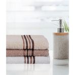GIFT MALL Pandora Premium 3'lü 50X90 El & Yüz Havlu Seti - 50 x 90 cm - Kahve