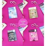 Gift Moda Collage Freedom Sticker Kitabı - 12 Sayfa Renkli Scrapbook Etiket Seti