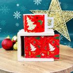 Gift Moda Kırmızı Yeni Yıl Yılbaşı Tasarımlı Kutulu Kupa