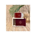 Gift Moda Kızıl Tarot Ay Güneş Tasarımlı Kutulu Kupa