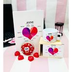 Gift Moda Süper Anne Tasarımlı Kutulu Kupa Kalp Çikolata Ve Sert Kapaklı Defter Set