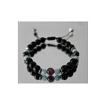 Gift Sellection Gerçek Doğal Taş Şifa Bileklik - Cesaret Başarı Huzur Para Öğrenci (ametist,akuamarin,oniks Hematit) hmç010