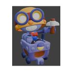 Giftbox3d BRAWL STARS CARL KARAKTER FİGÜRÜ 20 CM