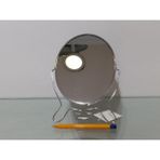 Gifted Metal Oval Ayaklı Masa Aynası Büyük - Gümüş