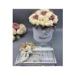 gifthomeshop Nişan Çiçeği (41 ÇİÇEK) Ve Isteme Çikolatası Seti Çikolata