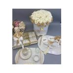 gifthomeshop Nişan Çiçek, Çikolata, Tepsi 4&apos;lü Set