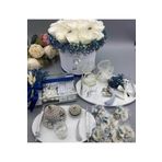 gifthomeshop Nişan Tepsileri, Isteme Çiçek Çikolata 4'lü Set 30 Magnet