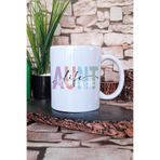 giftkonsept Aunt Kalpli Sevgi Dolu Hala Teyze Hediyelik Baskılı Çay Kahve Sunum Kupa Bardak, QBM5849