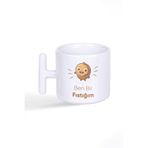 giftkonsept Ben Bir Fıstığım Sevimli Doğum Günü Sevgili Hediye Baskılı Latte Fincanı T Kulplu Kupa Bardak, QB1L1405