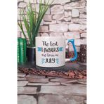 giftkonsept Best Lawyers Are Born In July Baskılı Avukat Doğum Günü Hediyelik Kulplu Kupa Bardak, QBLK5669-MV