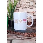 giftkonsept Books Tea Love Temalı Kitap ve Çay Aşkı Hediyelik Baskılı Çay Kahve Sunum Kupa Bardak, QBM5430