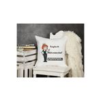 giftkonsept Bugün De Mükemmelim Şaşırmadım Baskılı Komik Hediyelik Elyaf Saten Dekoratif Yastık, QBY1426