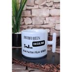 giftkonsept Drama Queen Değilim Baskılı Komik Hediyelik Doğum Günü T Kulplu Latte Fincanı Kupa Bardak, QB1L2320