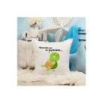 giftkonsept Düşmedim Az Gaykıldım Baskılı Komik Hediyelik Elyaf Saten Dekoratif Yastık 28x28 cm, QBY1283