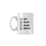 giftkonsept Eat Sleep Anime Repeat Hediye Baskılı Kupa Bardak, QBM1139
