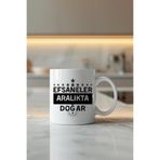 giftkonsept Efsaneler Aralıkta Doğar Yıldız Baskılı Doğum Günü Hediyelik Kupa Bardak, QBM8260