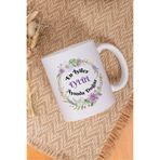 giftkonsept En İyiler Eylül Ayında Doğar Çiçek Baskılı Doğum Günü Hediyelik Eğlenceli Beyaz Kupa Bardak, QBM5960