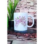 giftkonsept Fiyonk Ve Çiçek Temalı No: 3 Hediyelik Baskılı Çay Kahve Sunum Kupa Bardak, QBM5763-3