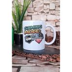 giftkonsept Gaming mode on Oyun Modu Aktif Hediyelik Baskılı Çay Kahve Sunum Kupa Bardak, QBM5229
