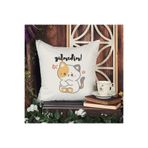 giftkonsept Gülmedim Baskılı Komik Hediyelik Elyaf Saten Dekoratif Yastık, QBY1286