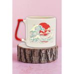 giftkonsept Japon Art 2 Modern Baskılı Japon Sanatı Anime Manga Doğum Günü Hediye Kırmızı Kulplu Kupa Bardak, QBT5304