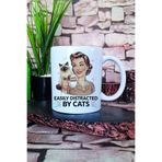 giftkonsept Kedi Komik Esprili Kedisever Kedi Sahibi Eğlenceli Hediyelik Baskılı Çay Kahve Sunum Kupa Bardak, QBM5741