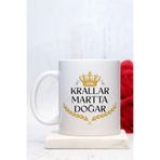 giftkonsept Krallar Mart Ayında Doğar Baskılı Eş, Baba Erkek Arkadaş, Sevgili Doğum Günü Hediyelik Kupa Bardak, QBM8270