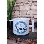 giftkonsept Libra Traits Baskılı Terazi Burcu Hediyelik Baskılı T Kulplu Latte Fincanı Kupa Bardak, QB1L5369