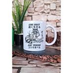 giftkonsept Live Fast Eat Trash Raccoon Baskılı Komik Japon Anime Hediye Baskılı Kupa Bardak, QBM5306