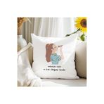 giftkonsept Makyajını Tazele Kim Olduğunu Hatırla Baskılı Motivasyon Hediyelik Elyaf Saten Dekoratif Yastık, QBY1245