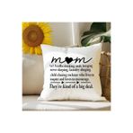 giftkonsept Mom Sözlük Baskılı Anneler Günü Hediyelik Elyaf Dolgulu Saten Dekoratif Yastık, QBY5018
