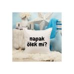 giftkonsept Napak Ölek Mi Baskılı Komik Hediyelik Elyaf Dolgulu Dekoratif Yastık 28x28 cm, QBY1115