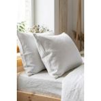 giftkonsept Pamuklu Fermuarlı 50X70 cm 2'li Yastık Kılıfı - Beyaz