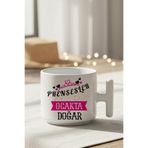 giftkonsept Pembe Taçlı Prensesler Ayında Doğar Baskılı Doğum Günü Hediyelik T Kulplu Latte Fincan Kupa Bardak, QB1L8268
