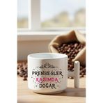 giftkonsept Prensesler Kasımda Doğar Baskılı Doğum Günü Özel Gün Hediyelik T Kulplu Beyaz/Pembe Latte Fincanı, TYCA60FC9F9B0BEA8ED035A00