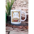 giftkonsept Ramen Sevimli Kedi Baskılı Japon Noodle Anime Manga Hediyelik Baskılı Çay Kahve Sunum Kupa Bardak, QBM5273